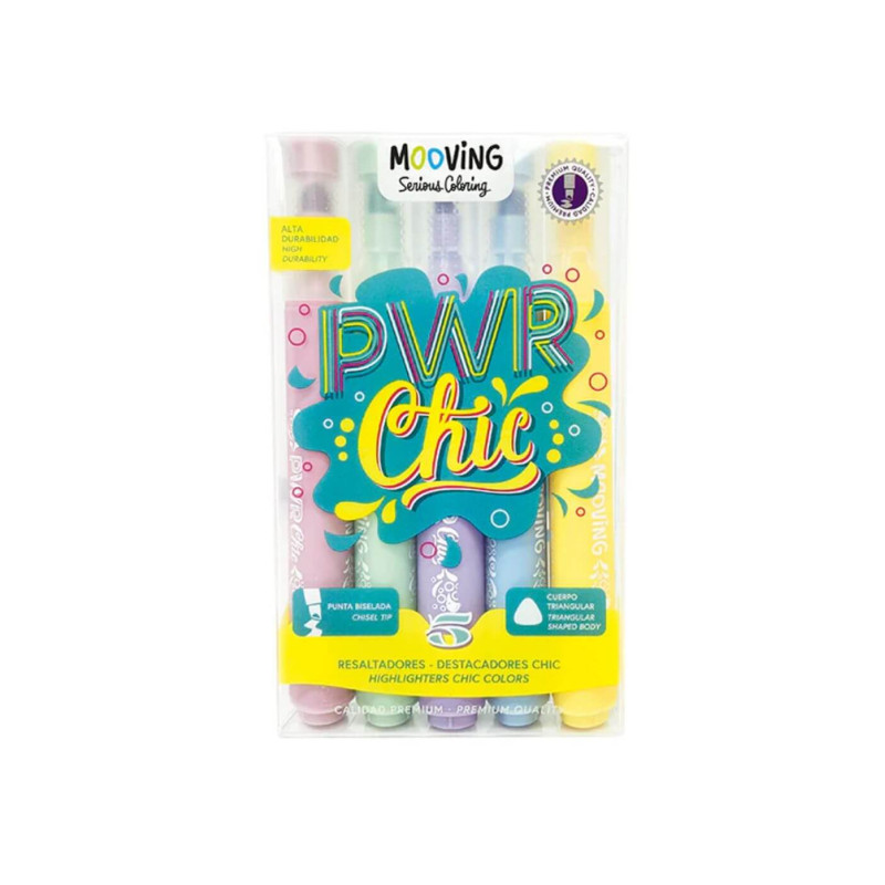 Coloring Resaltadores Chic MOOVING - jobbi