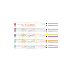 Set 5 Resaltadores Doble Punta MOOVING - jobbi