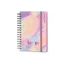 Agenda Espiralada Pocket Pastel MOOVING - jobbi
