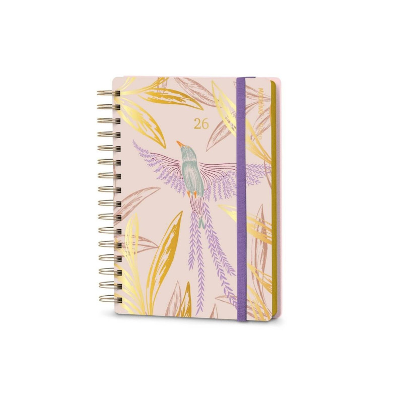 Agenda Boho Diseño Artístico 15 x 21 cm DXP MOOVING - jobbi