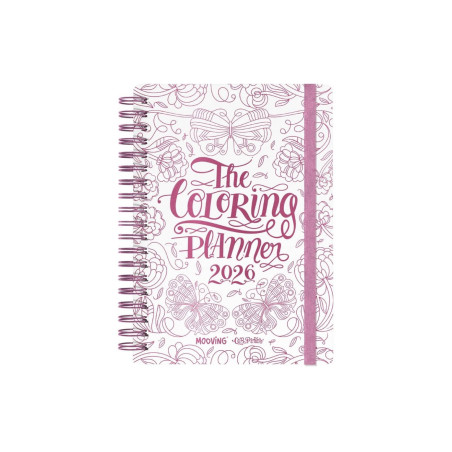 Agenda Coloring Planner  Edición Car Pintos MOOVING - jobbi