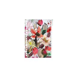 Agenda Color Blanco con Diseño Floral MOOVING - jobbi