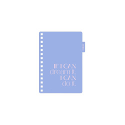 Agenda Color Azul Diseño Life MOOVING - jobbi