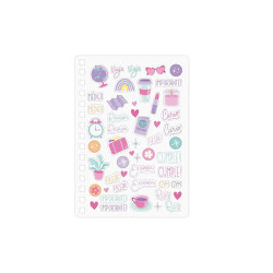 Agenda Color Rosado Diseño de Corazon Quitapesares MOOVING - jobbi