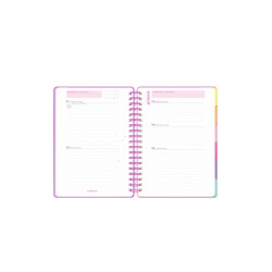 Agenda Color Rosado Diseño de Corazon Quitapesares MOOVING - jobbi