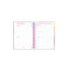 Agenda Color Rosado Diseño de Corazon Quitapesares MOOVING - jobbi