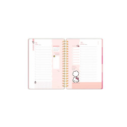 Agenda Hello Kitty Color Rosado MOOVING - jobbi