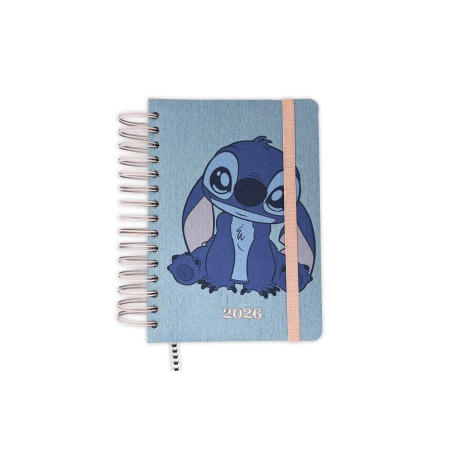 Agenda Diseño de Stitch Color Azul MOOVING - jobbi