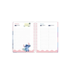 Agenda Diseño de Stitch Color Azul MOOVING - jobbi