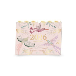 Calendario Diseño Rosado Boho MOOVING - jobbi