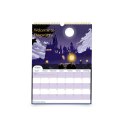 Calendario Diseño Harry Potter Color Azul MOOVING - jobbi