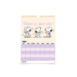 Calendario Diseño de Snoopy MOOVING - jobbi