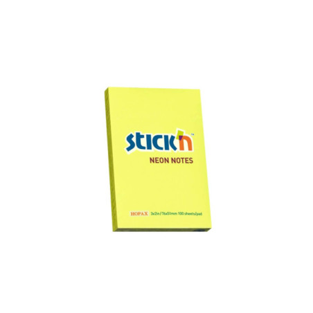 Notas Adhesivas Neón Amarillo 3x2 - jobbi
