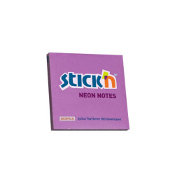 Notas Adhesivas Neón Púrpura 3x3 - jobbi