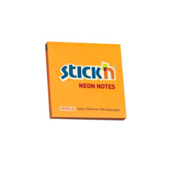 Notas Adhesivas Neón Naranja 3x3 - jobbi