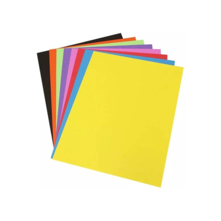 Hojas de Colores Tamaño Carta Paquete - jobbi