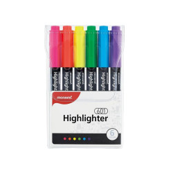 Resaltadores Blister Neón con 6 Colores MONAMI - jobbi