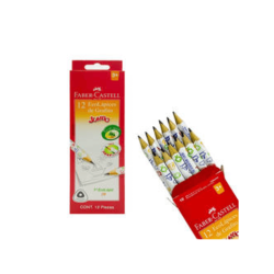 Caja de Lápices Jumbo de Grafito FABER CASTELL - jobbi