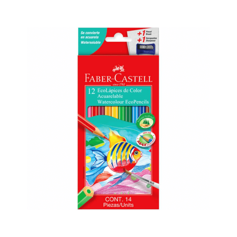Set de Lápices de Colores Acuarelados  FABER CASTELL - jobbi