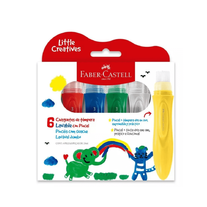 Pack de Chisguetes de Témpera  FABER CASTELL - jobbi