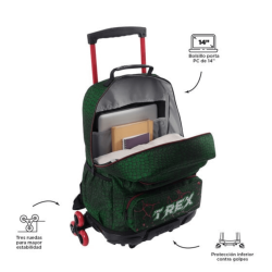 Mochila con Ruedas Totto Dino Rex