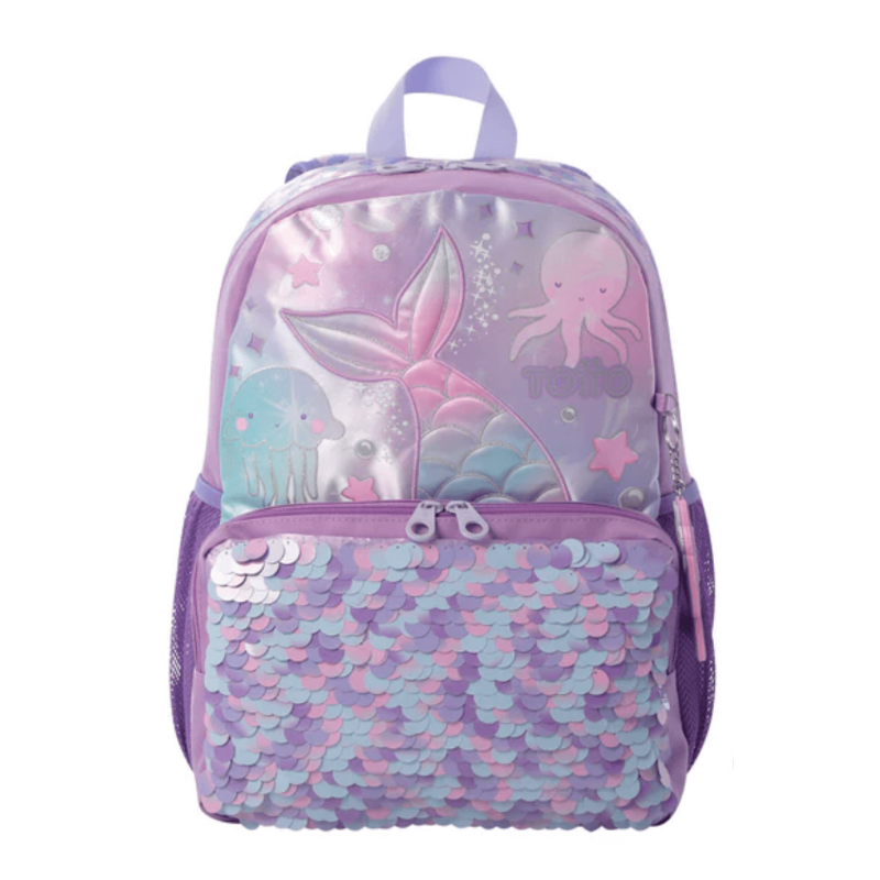 Mochila Totto de Sirena Morada