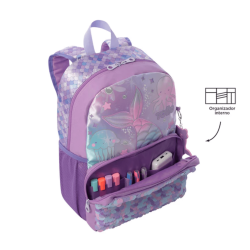 Mochila Totto de Sirena Morada