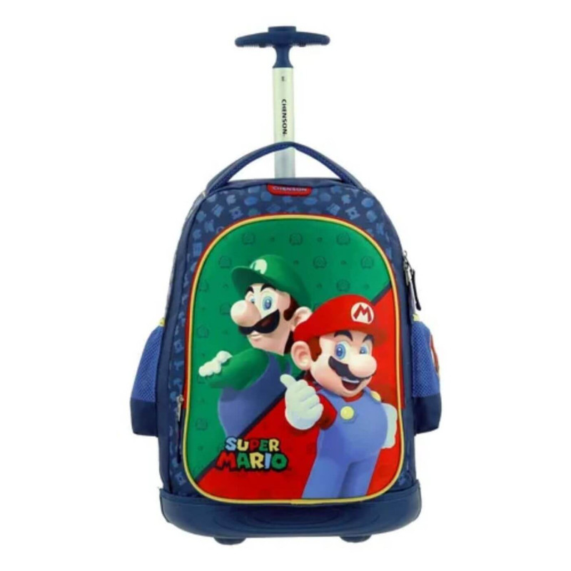 CHENSON  Mochila con Ruedas Grande Mario Bros - jobbi