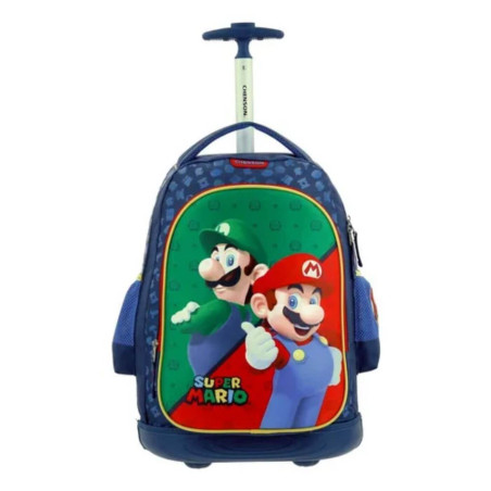 CHENSON  Mochila con Ruedas Grande Mario Bros - jobbi