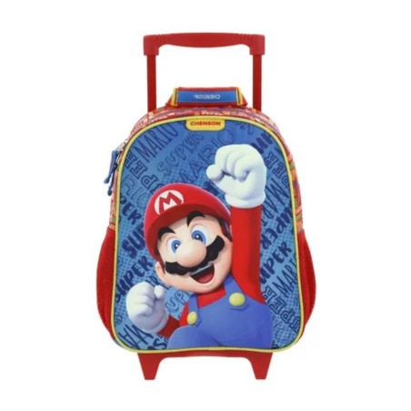 CHENSON Mochila con Ruedas Chica Mario Bros - jobbi