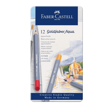 Set de Lapices Acuarelables GoldFaber 12 unidades