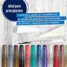 Crayones Acuarelables Metalicos Gelatos Faber Castell