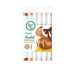 Marcadores Ohuhu Honolulu Set 6 Tonos Piel o retrato - JOBBI