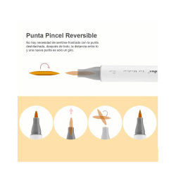 Marcadores Doble Punta Honolulu De 24 Colores Básicos - JOBBI