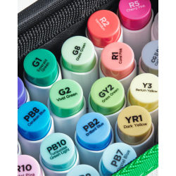 Marcadores Doble Punta Honolulu De 24 Colores Básicos - JOBBI