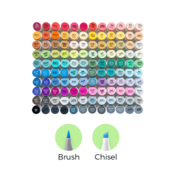 Marcadores Ohuhu Honolulu Set De 120 Colores - JOBBI