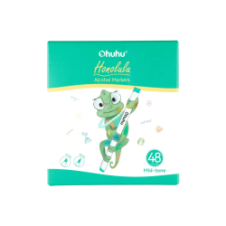 Marcadores Ohuhu Honolulu Set De 48 Tonos Medios - JOBBI