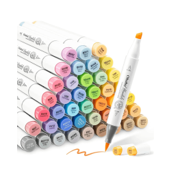 Marcadores Ohuhu Honolulu Set De 48 Tonos Medios - JOBBI