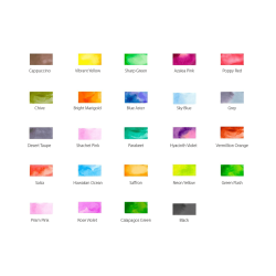 Marcadores Profesionales Ohuhu Acuarelables Set de 24 colores - JOBBI