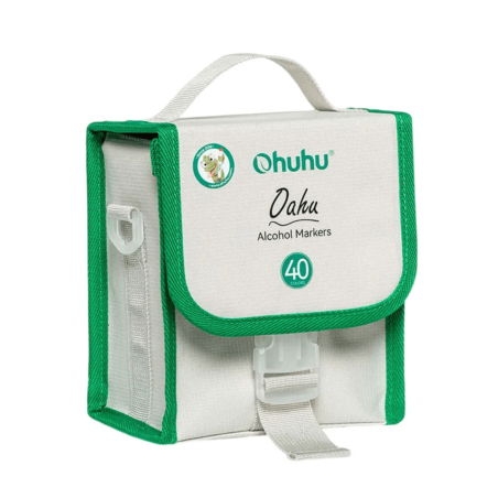 Marcador Ohuhu Dual Tips 40 Colores Punta Fine & Chisel - Jobbi