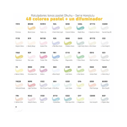 Marcadores Ohuhu Set de 48 Tonos Blossoming - JOBBI