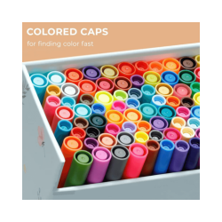 Marcadores Ohuhu a Base de Agua de 120 Colores Brush & Fine JOBBI