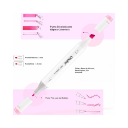 Marcadores Ohuhu Set de 120 Colores con Estuche - JOBBI