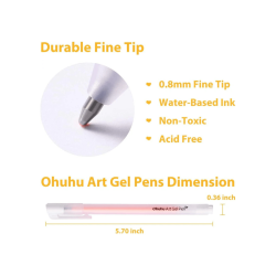 Bolígrafo de Gel Ohuhu 20 unidades