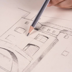 Lápiz de Grafito H Triangular - MILAN