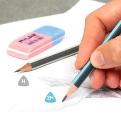 Lápiz de Grafito H Triangular - MILAN