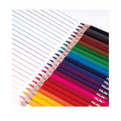 Caja 12 Lápices de Colores Hexagonales - MILAN