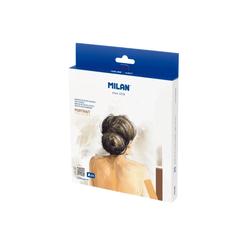 Barritas (tizas) Soft pastel Colores Retrato Set De 24 - MILAN