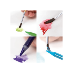 Colores Acuarelables Todo Mina Set de 12 + Pincel - MILAN