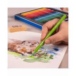 Lápices de colores acuarelables todo mina Set de 24 - MILAN